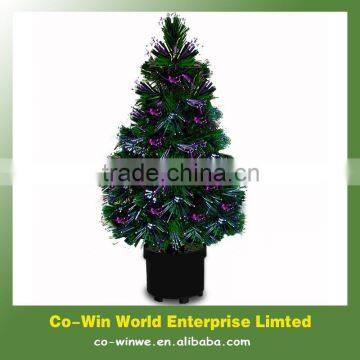 Fiberglass christmas tree with lighting