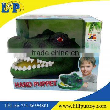Hand Puppet Emulational Shark Animal Glove Toy photo-4