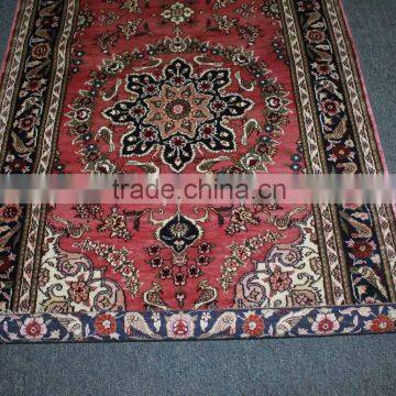 Pink Silk Runner for Children Room Hand Knotted in China photo-4