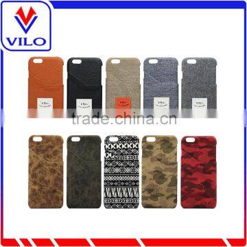 Classic casual leather card slot mobile phone case