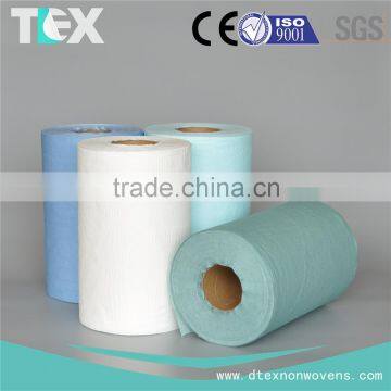 [D-TEX] PP Spunlace Roll for Heavy Duty Industrial Wiper Clean