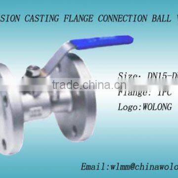 SS304/316L Stainless Steel one-piece type ball Valve