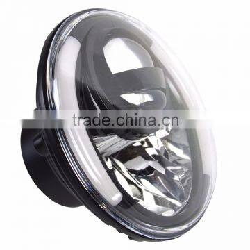 7" H4 LED Light Projector Headlight With White DRL Yellow Turn Signal For Harley Motorcycle , Wrangler, TJ, Landrover 7inch photo-3