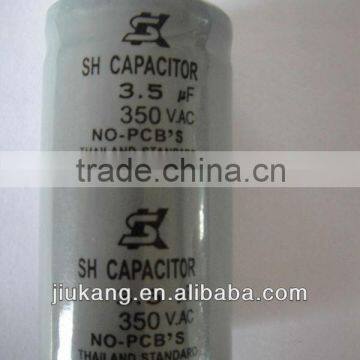 Ceiling fan capacitor round shape 2.5uf &3.5uf