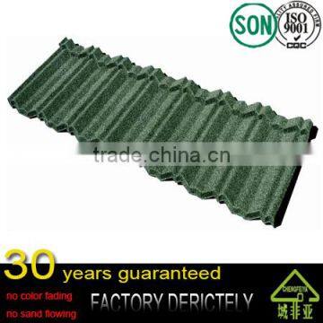 real 2016 best quality Guangzhou Manufactuer stone metal coated steel roof tile