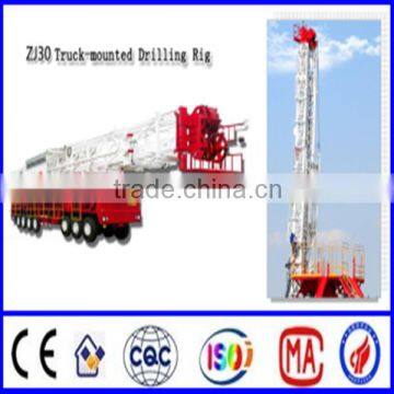 3000m, 750HP, Truck Mounted Drilling Rig ZJ30