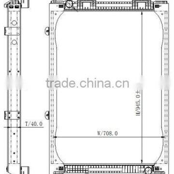 Superior quality Man auto parts Man truck body parts Man trucks radiator