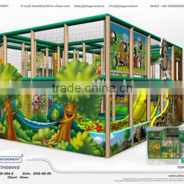 Cheer Amusement jungle theme Mobile Play Center children commercial indoor playground equipment