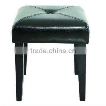 rubber wood legs pu bar stools