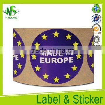 Made in EUROPE warranty void label self-adhesive label