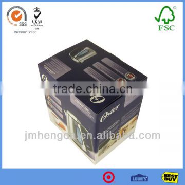 Fashion design paper corrugated box standards with color printing