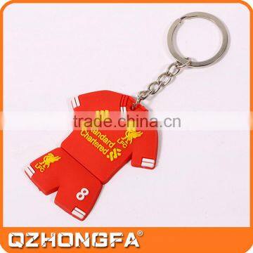 Custom Rubber Keyring, Football T-Shirt Shape Keyring photo-2