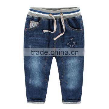 kids product type boys casual denim cotton elastic waistband jeans