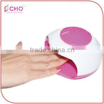 New Battery-operated White&Pink Portable Finger Toe Air Nail Dryer Fan photo-2