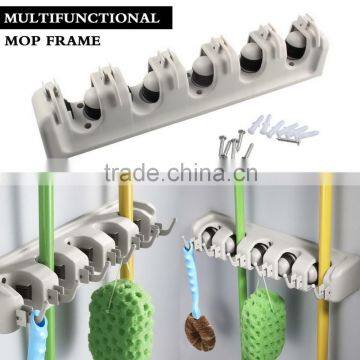 Mop and Broom Holder Magic Holder Mop Rack Tool Holder photo-6