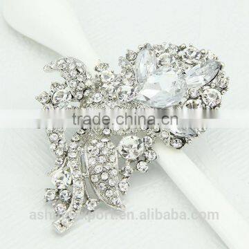 Bridal Exuisite Noble Bulk Crystal Rhinestone Brooch/handmade Rhinestone Brooch photo-3