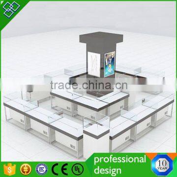 Jewelry Store Wooden And Glass Display Showcase Jewelry Store Interior Decoration Designs photo-4
