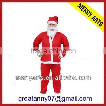 Cheap sale men traditional christmas santa clause clothes wholesale