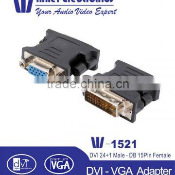 W-1521 DVI 24+1 male to DB 15pin female adaptor