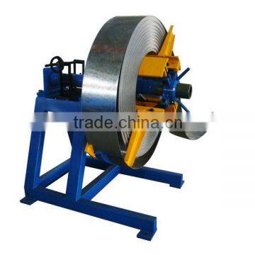 manual uncoiling machine