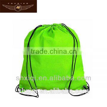 Backpack School Bag Zipper Drawstring Backpack