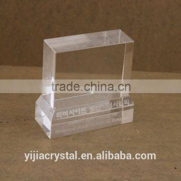 Yijia Crystal Glass Blank Noted Cube photo-4