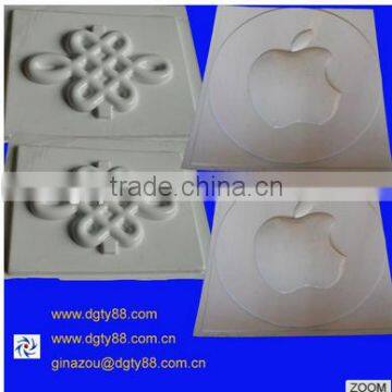 vacuum forming thick plastic chinese knot type light cover