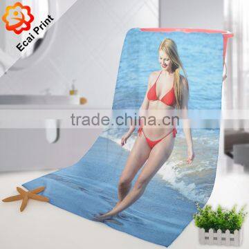 Hot sale good-looking customize heat transfer printed hotel towel