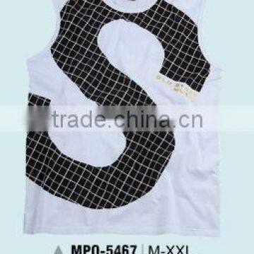 Men's Vest With Big Printing