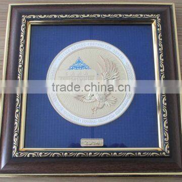 371629 PS Picture Frame Brown 25x25cm