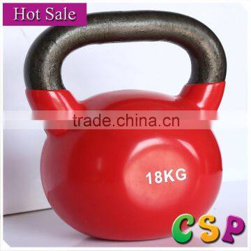 Customized Logo Printing Vinyl Competition wholesale fitness center GYM equipment crossfit competition kettlebell