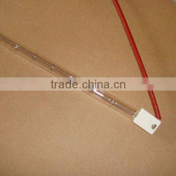 Quartz infrared halogen heater lamp