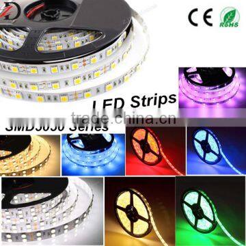 Factory Sale LED Strip, SMD5050 RGB Color Changeable LED Strip Lights, Single Color Flexible LED Light Strip with CE&RoHS