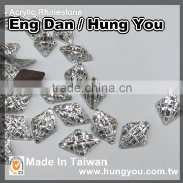 Unique Cutting Solid Angle Rhinestone for Fashion Accessories photo-2