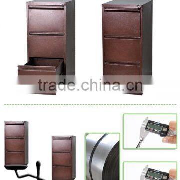 Top level newly design metal nine door pedestal locker with 3drawers/stainless office cabinet