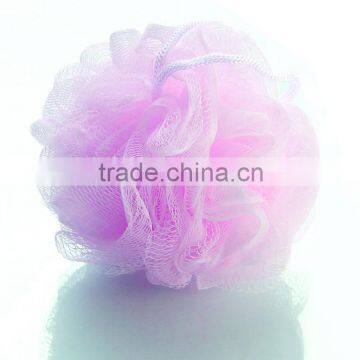 Wholesale shower spong, bath balll, mesh shower wash sponge for promotional gift