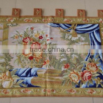 Vase design imitate handmade aubussson tapestry