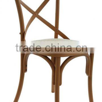 cross-back restaurant dining chair