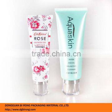 Skin Care Cream Use and Screw Cap Sealing Type plastic squeeze tubes for cosmetics