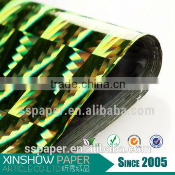 holographic film soild color gift wrapping laser x-ray film