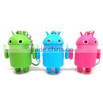 3d Robot plastic key chians, Custom 3d Robot plastic key ring, OEM 3d plastic key chains Shenzhen factory