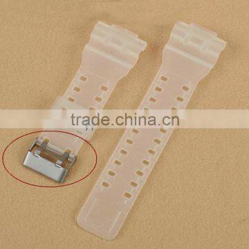 Classic Transparent Gshock 16mm Colorful Rubber Resin Watch Bands Strap For G-8900, GA-100, GA-110, GA-120, GA-300, GAC100