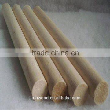 Unfinished custom size wooden dowel rods