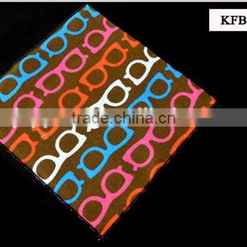 HAND PRINTED COTTON POCKET SQUARE HANDKERCHIEFS HAND ROLLED photo-2