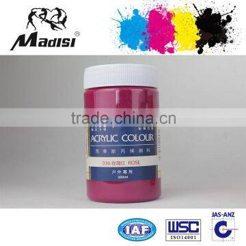 300ml Plastic bottle acrylic colour paint for outdoor use