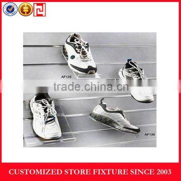 Many kinds of acrylic shoe shelf displays