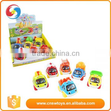 Different color children pull back car toys plastic model car vehicle