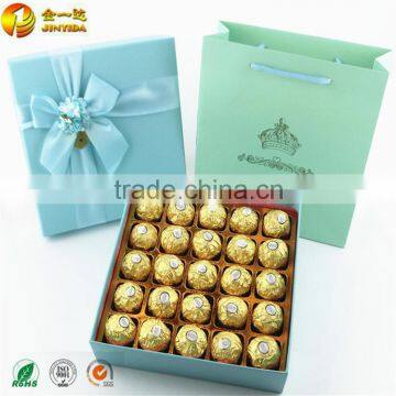 Luxury decorative empty cardboard candy chocolate boxes
