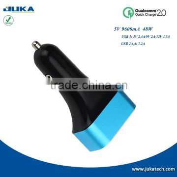 wholesale quick charge 2.0 3.0 multiple car charger for mobile phone