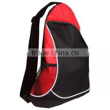 600D polyester sling backpack bag